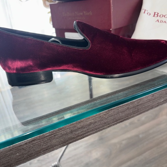 $380 To Boot New York 10 Wine Velvet Tuxedo Saks Fifth Avenue main image 4